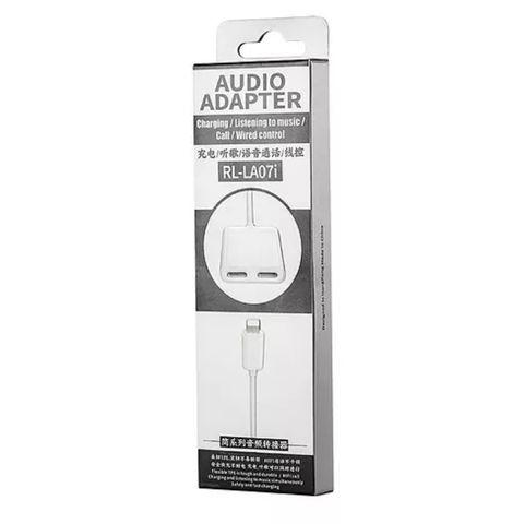 Adaptador Remax RL-LA07i para iPhone a 3.5mm y Carga