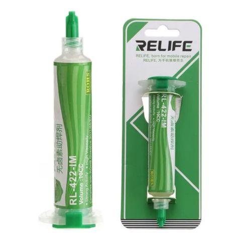 Flux Relife RL-422 en Jeringa 10CC Sin Plomo