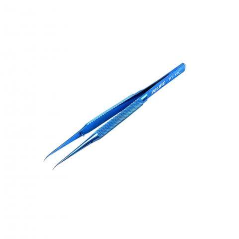 Pinza Curva Relife RT-15C Titanium Azul