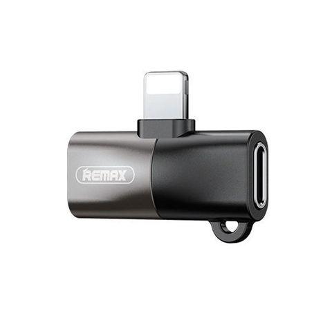 Adaptador Remax RL-LA09i Lightning a 3.5mm y Carga