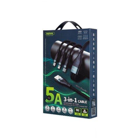 Cable Pulpo Remax 3 en 1 RC-199TH 66W