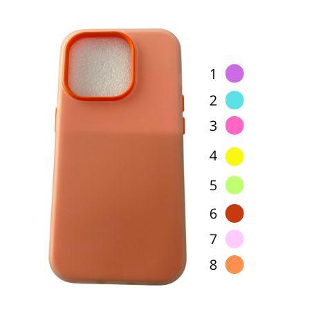 Forro Unicolor para iPhone 15 Pro