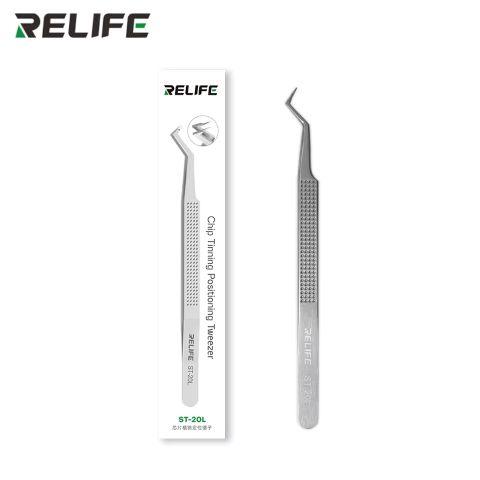 Pinza Curva Relife ST-20L para Microchips