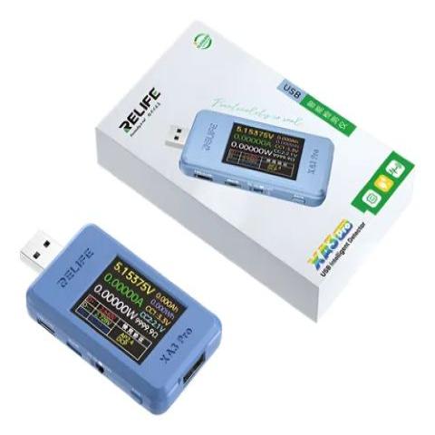 Medidor de Voltaje Relife XA3 Pro para Cargadores