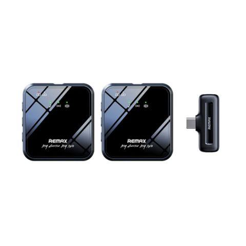 Micrófono Solapa Inalámbrico Remax K12 Dual Tipo C